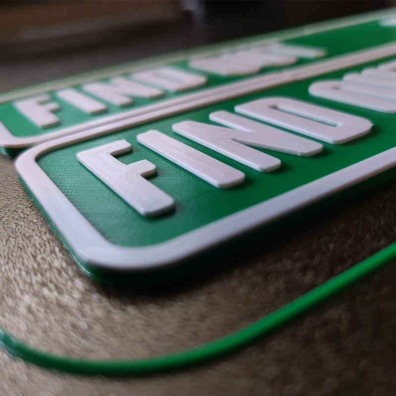 BowLift | F Around/Find Out Street Sign Desk Decoration