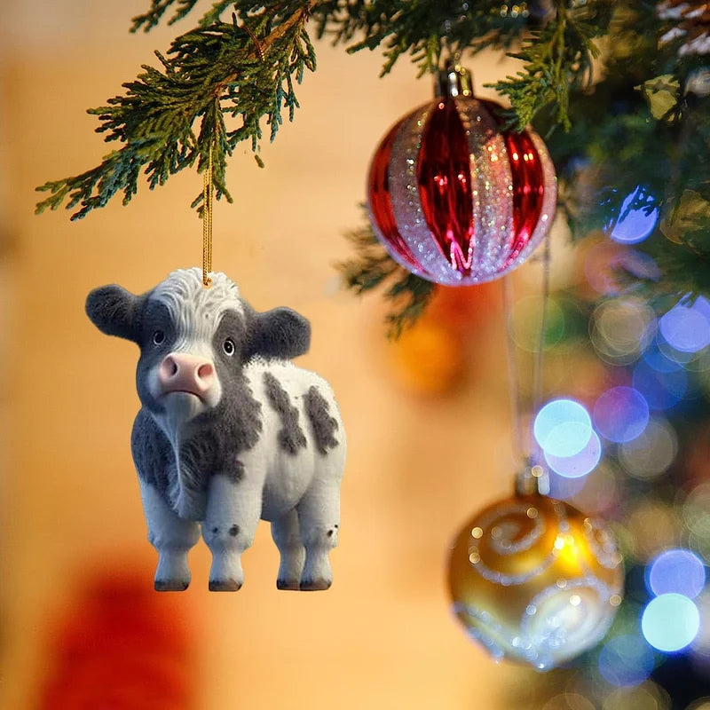BowLift | Cartoon Cow Decorative Ornament