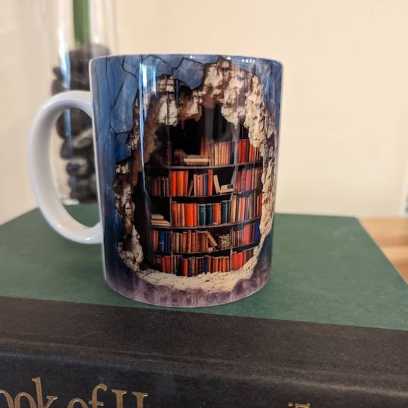 BowLift | 3D Bookshelf Mug