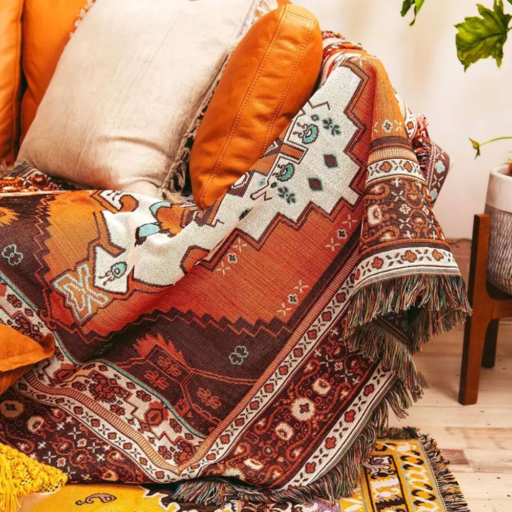 BowLift | Boho Chic Patterned Throw Blanket