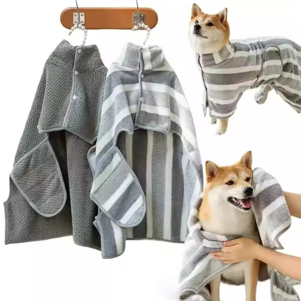 BowLift | Gentle Touch Dog Drying Towel Robe