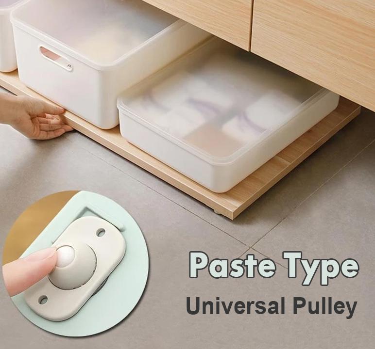 BowLift | Paste Type Pulley Universal Wheel (4 pieces)