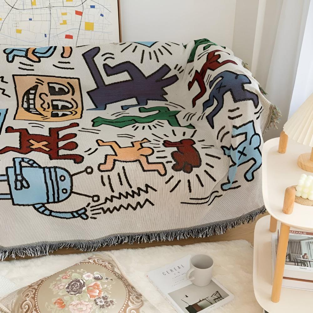 BowLift | Bold Expressions Tassel Blanket