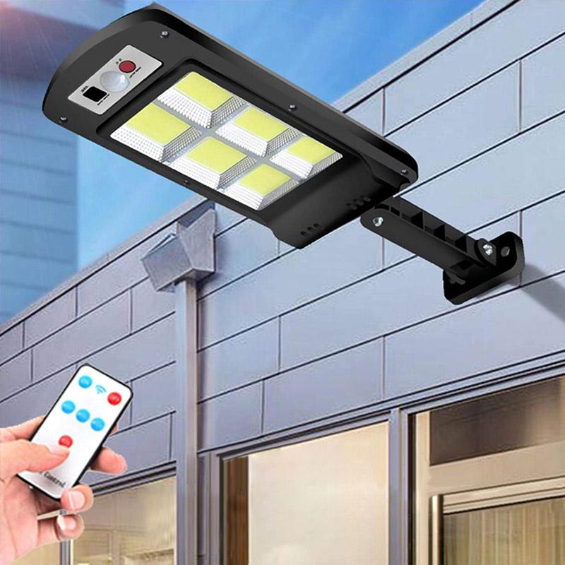 BowLift | 200W Outdoor Solar LED Lamp with Remote Control, Motion and Twilight Sensor