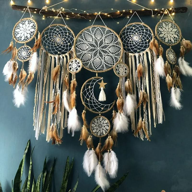 BowLift | Bohemian Dreamcatcher Wall Hanging Set, 5 Pieces