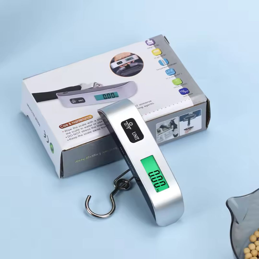 WeighMate – Digital Hanging Luggage & Parcel Scale