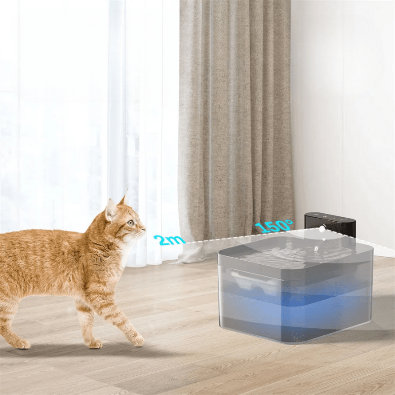BowLift | Intelligent cat fountain with motion sensor & filtration system