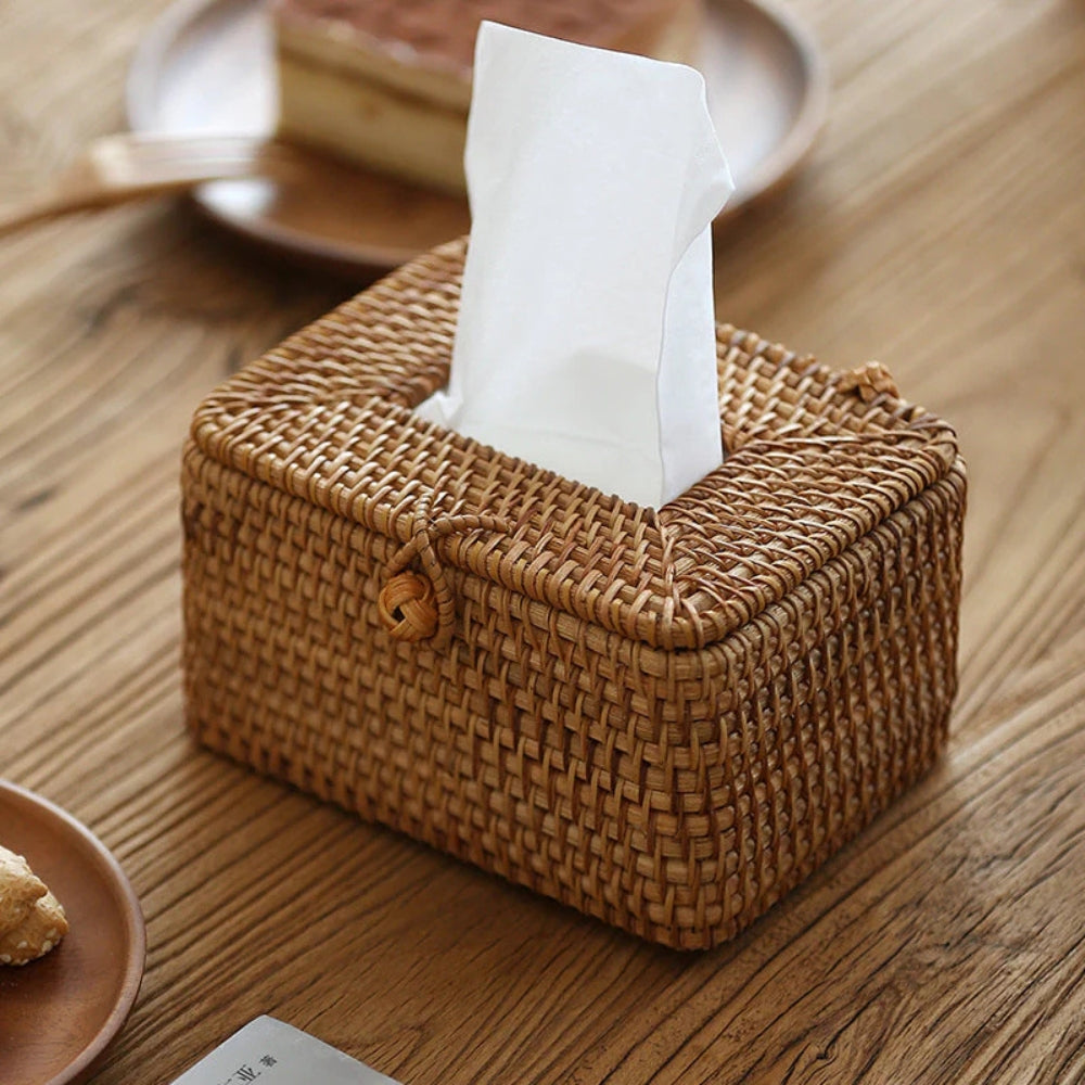 BowLift | Bespoke Rattan Tissue Box