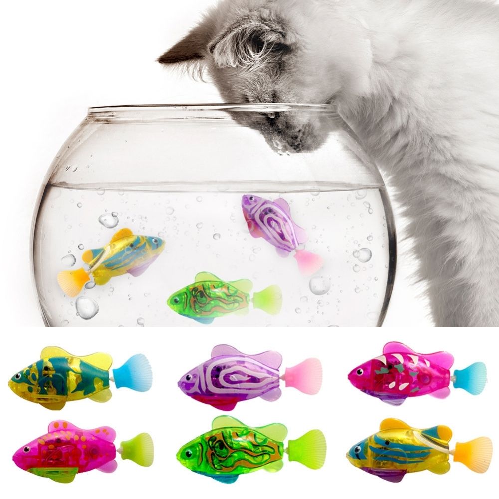BowLift | AquaPret Interactive Cat Toy – Moving Fish with Lighting