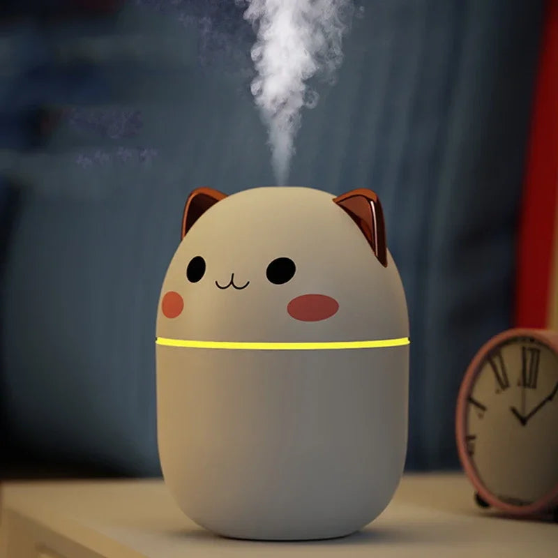 BowLift | Cute Cat Room Humidifier and Aroma Oil Diffuser