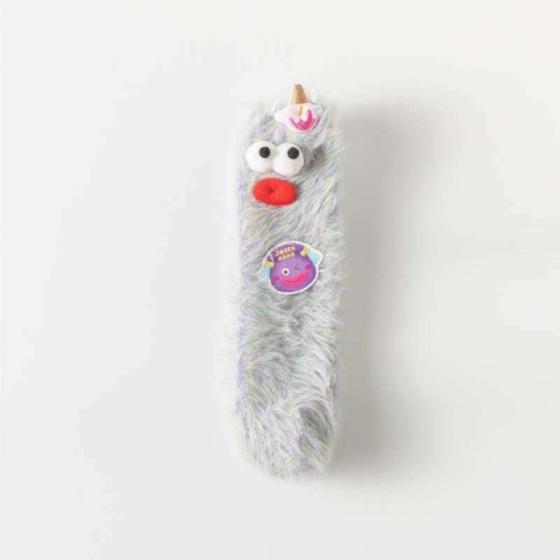 BowLift | Coral velour three-dimensional original socks