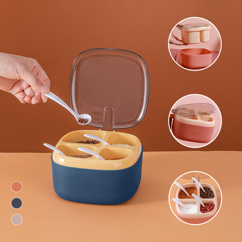 BowLift | Four Seasoning Box With Lid