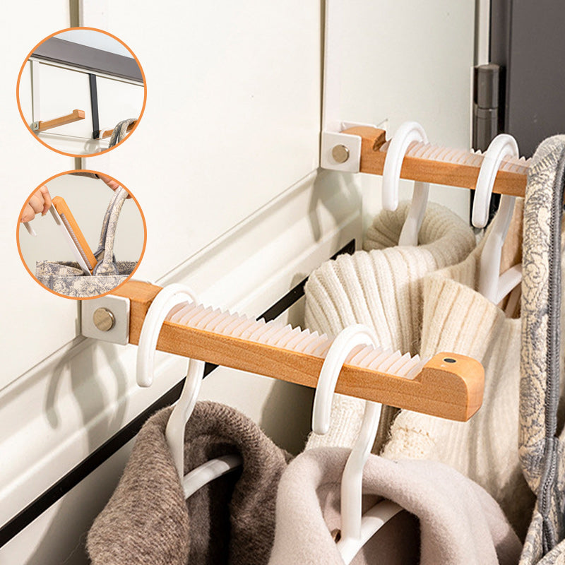 BowLift | Foldable Wood Over The Door Hooks