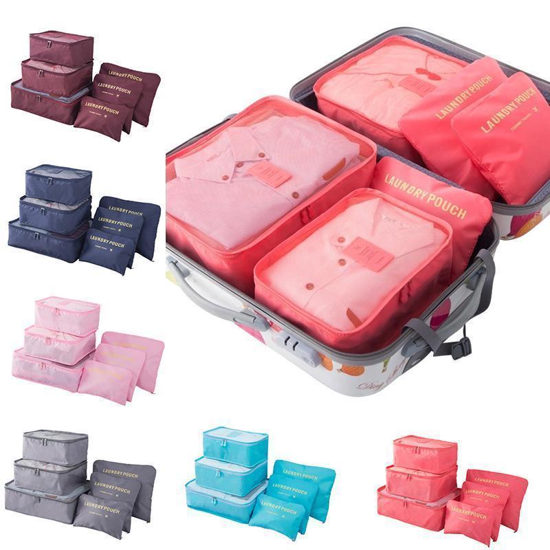 BowLift | 6 Piece Portable Luggage Packing Cubes