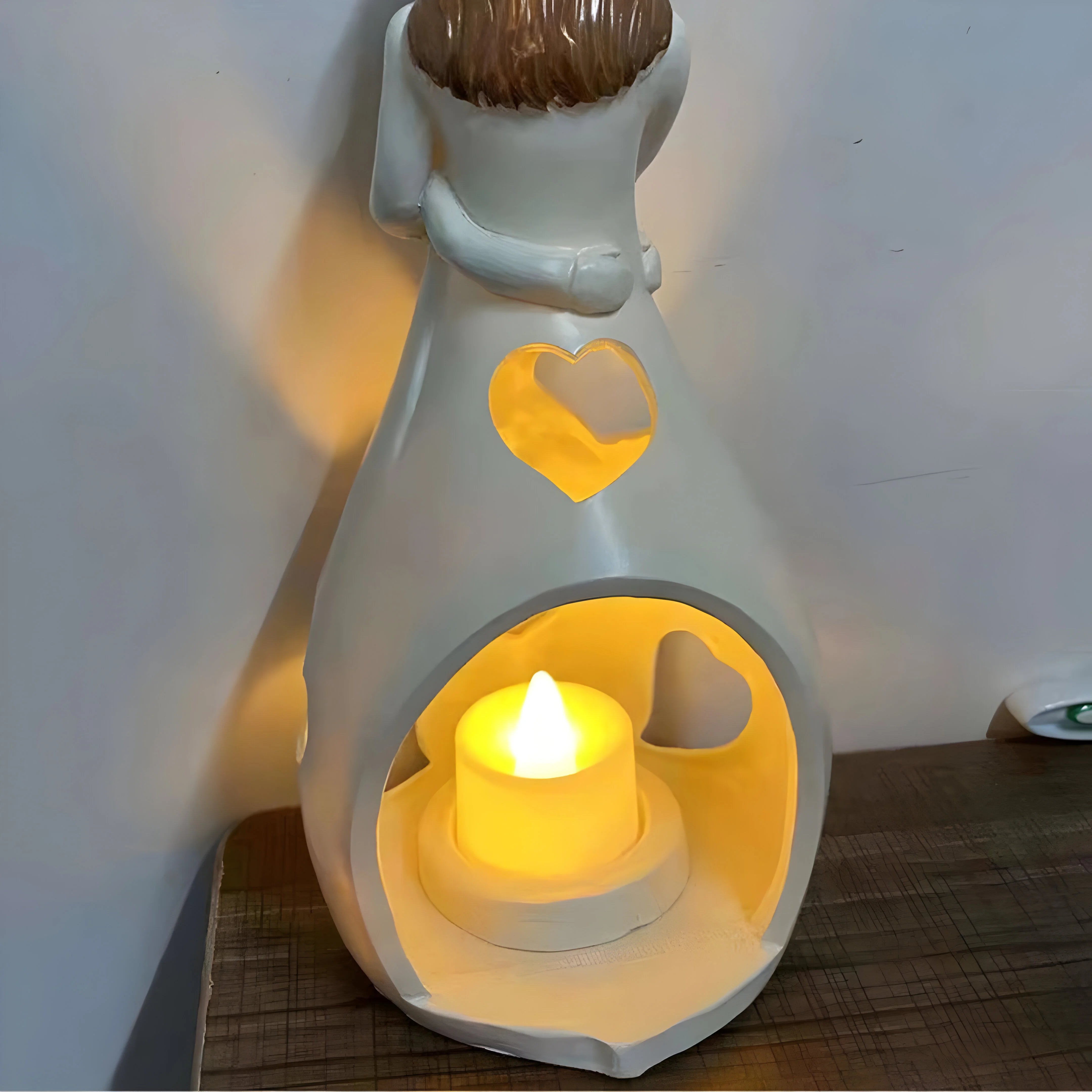 EternaGlow - Symbolic LED Candle Table Lamp