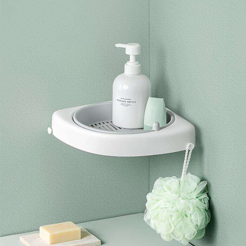 BowLift | Bathroom Corner Rotating Shelf