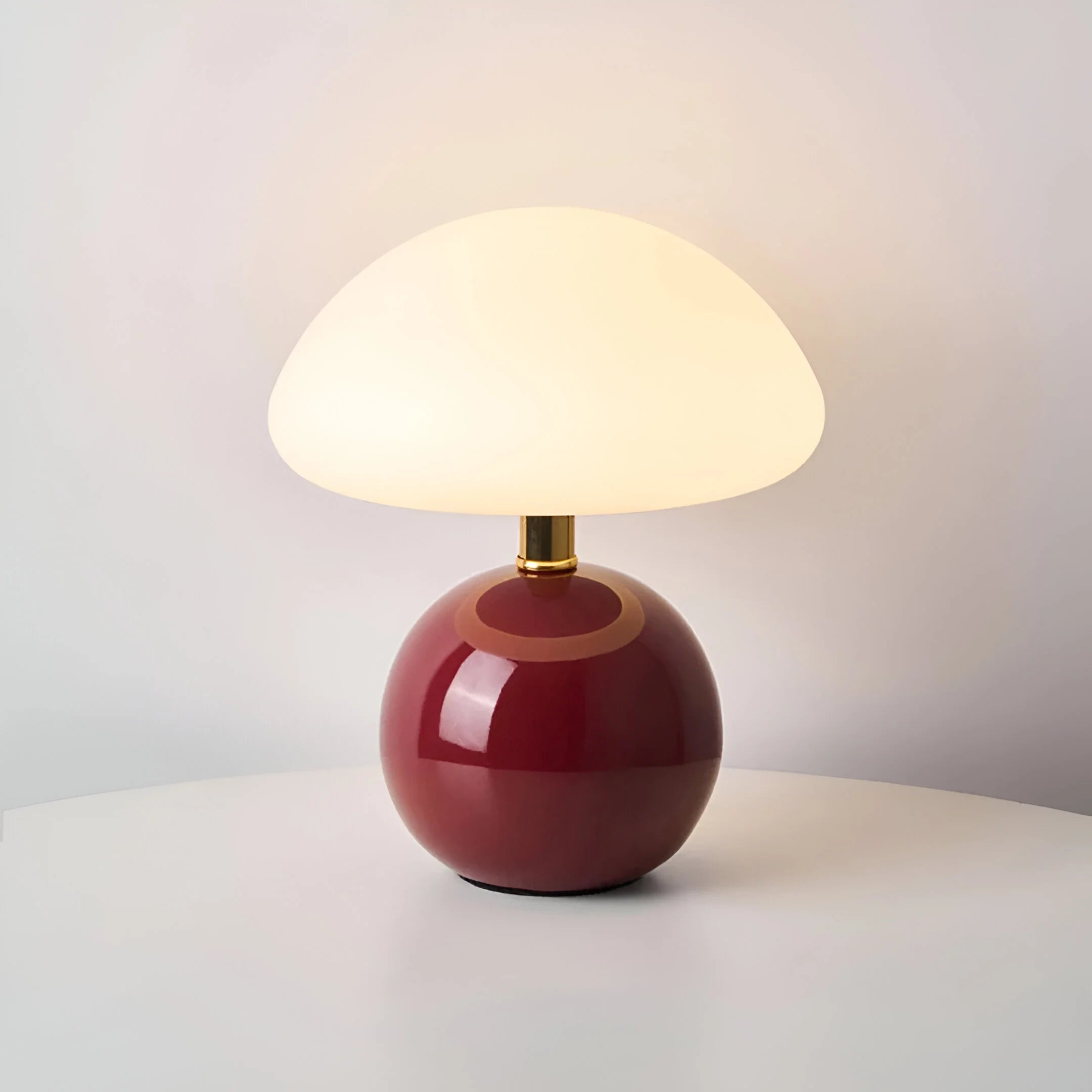 CrèmeLuxe – French Mushroom Table Lamp