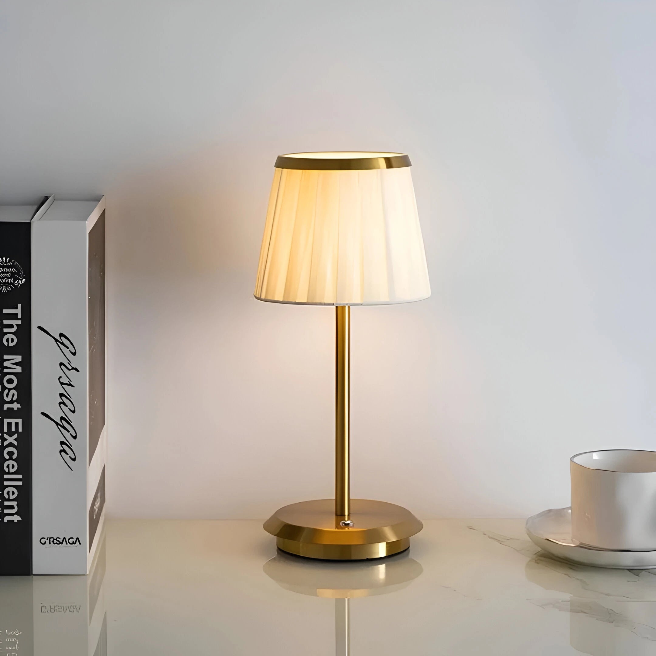 LunaGlow – Cordless Fabric Table Lamp