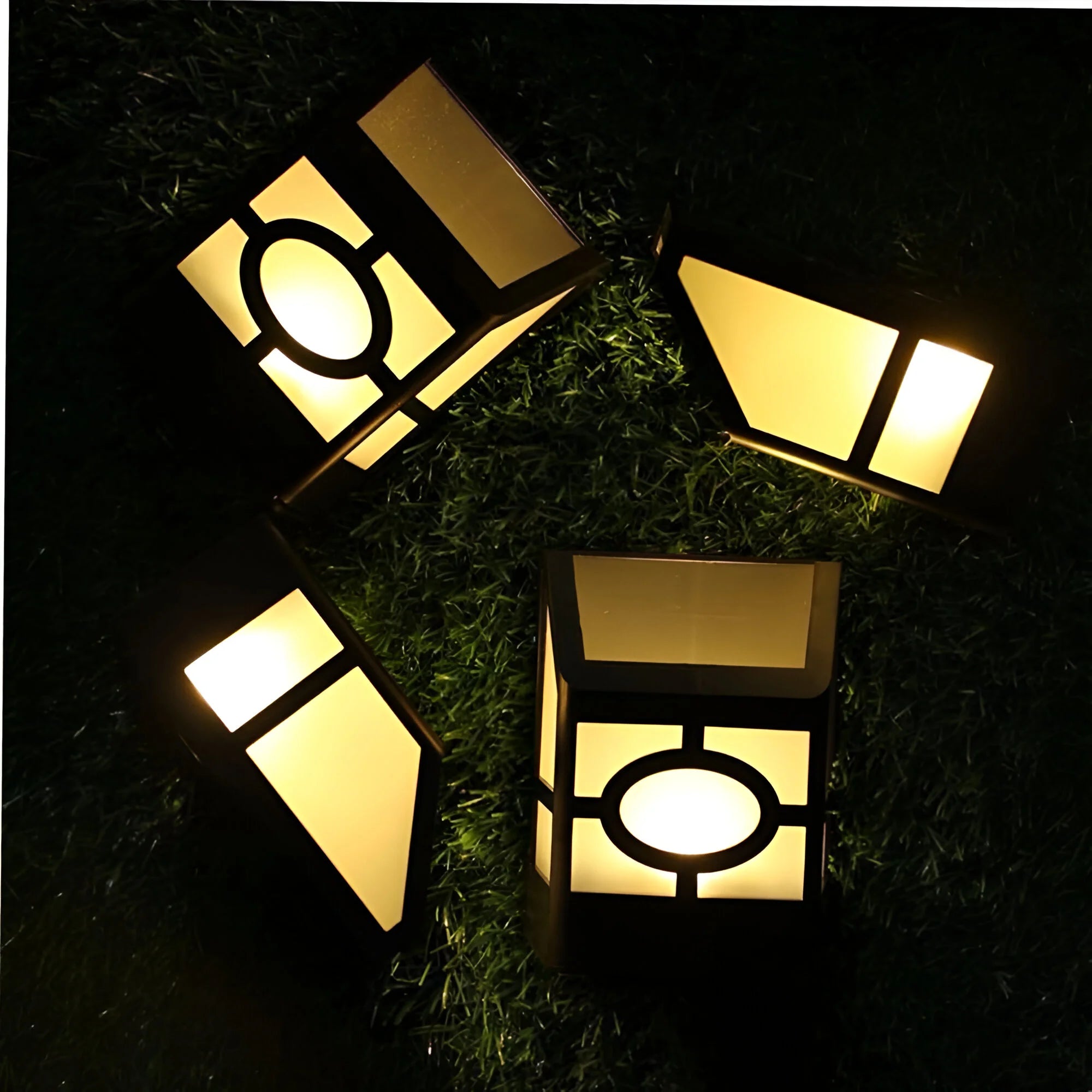 LumiGlow – Elegant Solar Wall Light for Gardens