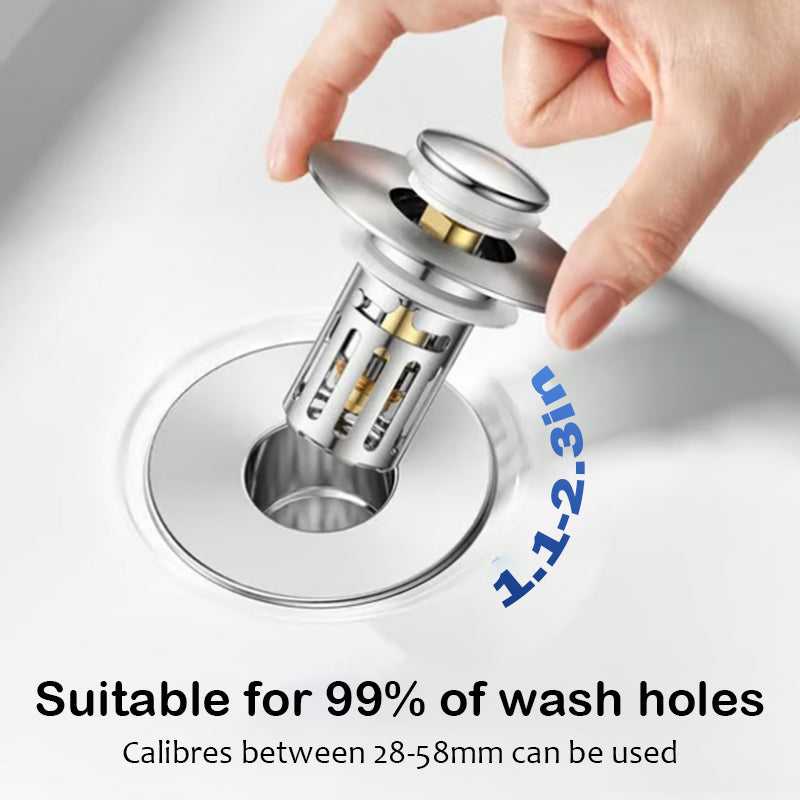 BowLift | 2-in-1 Bathroom Pop-Up Sink Stopper