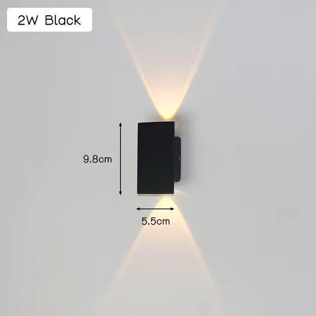 BowLift | Light - Modern weatherproof LED wall lamp made of aluminum for outdoor use