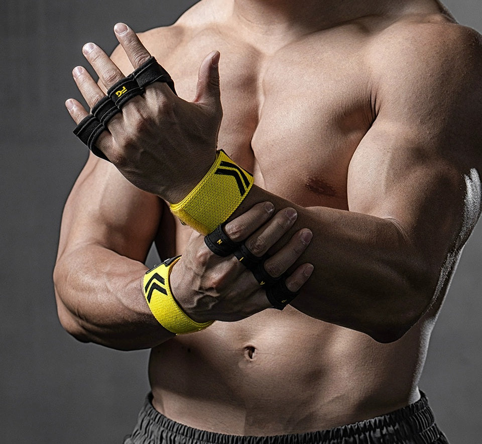 BowLift | GripFit Wrist Gloves - Non-Slip, Anti-Callous Pull-Up Grips