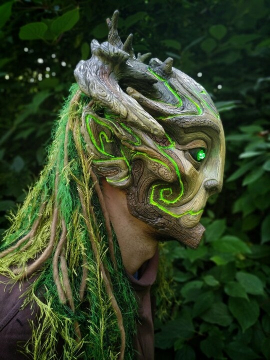 BowLift | Green Man Forest Spirit Mask Costume Accessories Masks