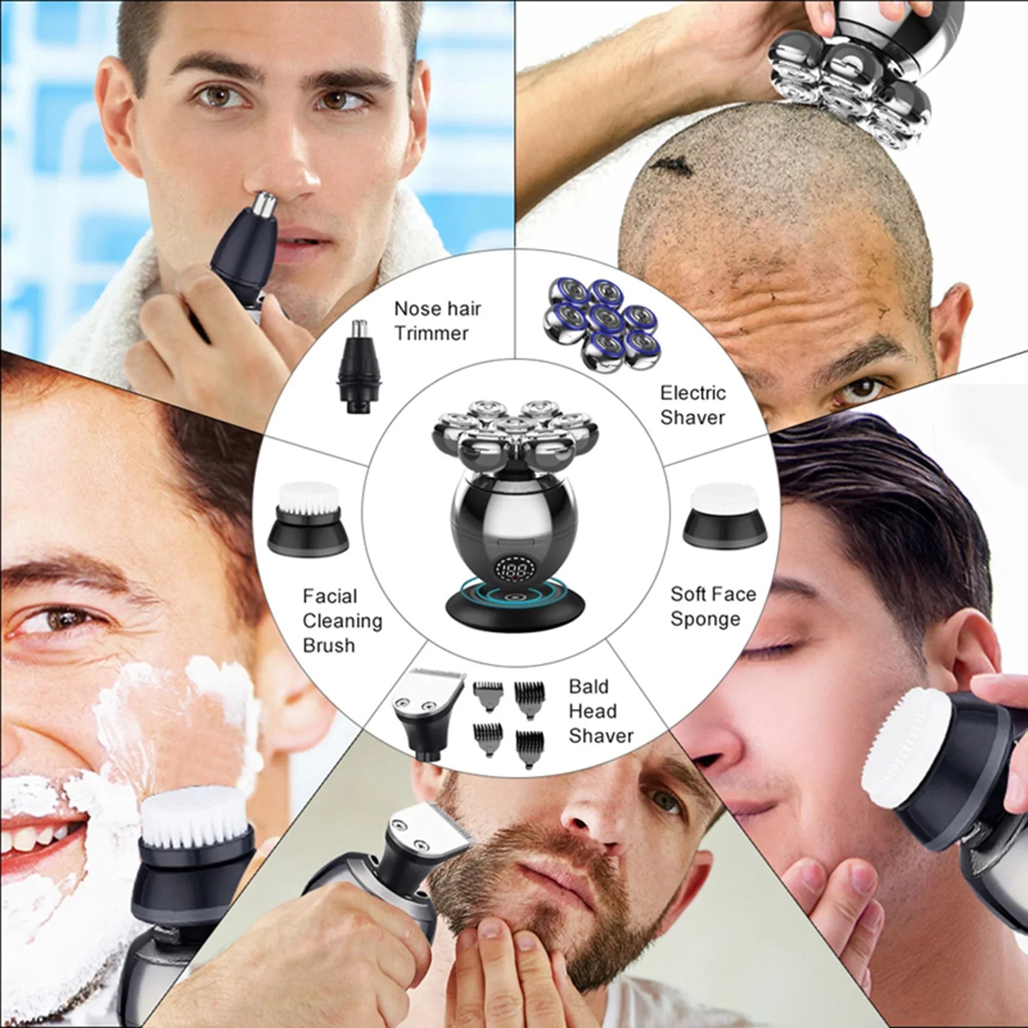 BowLift | FlexiShave Pro – 7D Electric Razor for Smooth & Irritation-Free Shaving