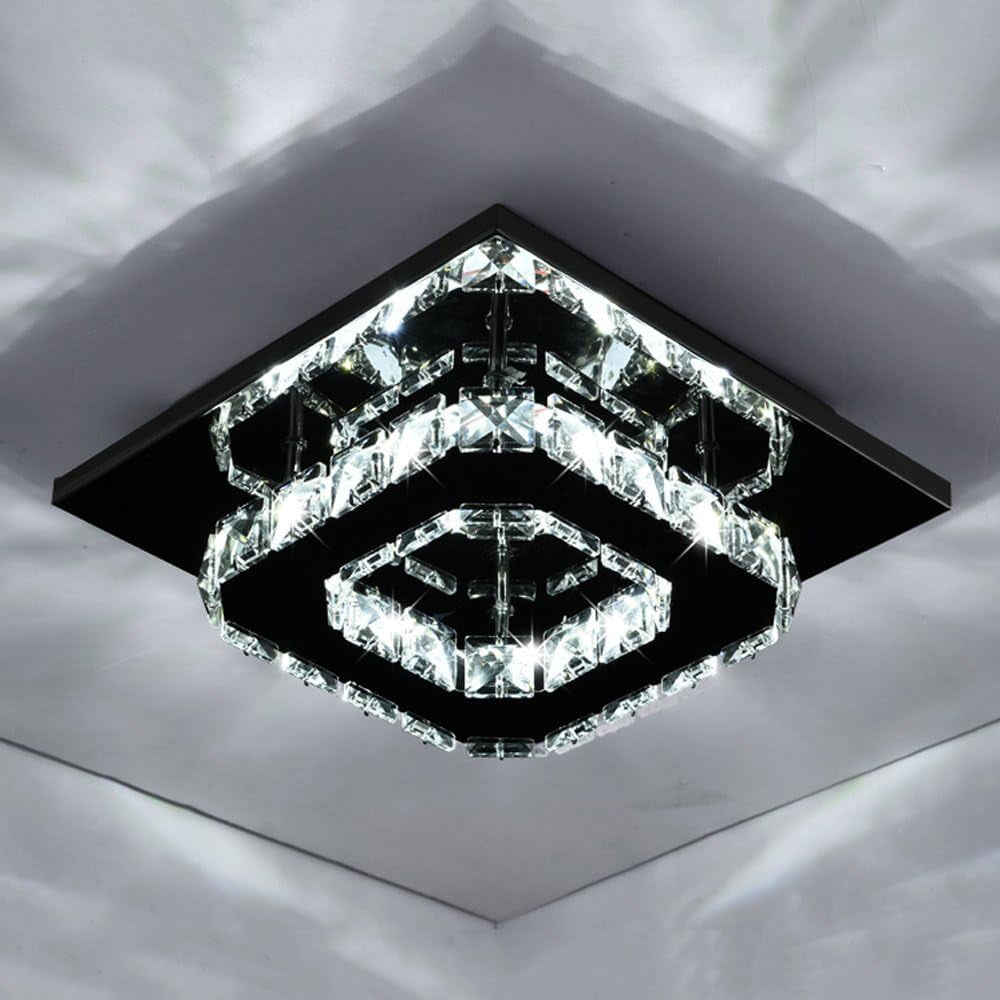 BowLift | Ceiling Light Crystal LED Modern Flush Fixture