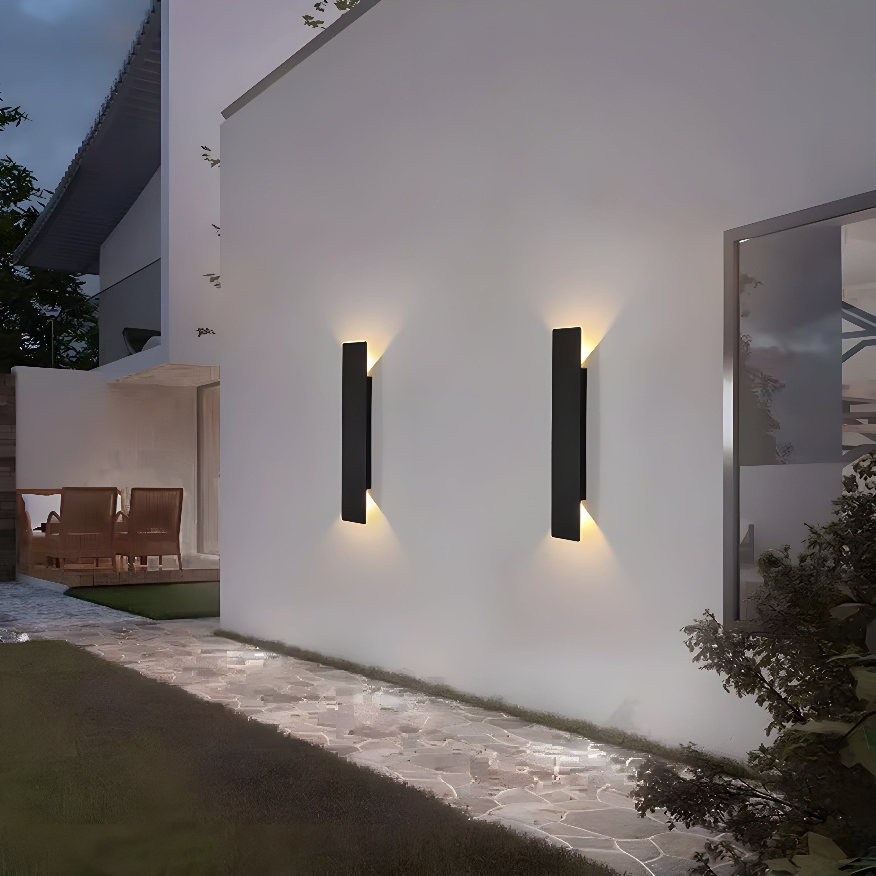 BowLift | Light - Modern weatherproof LED wall lamp made of aluminum for outdoor use