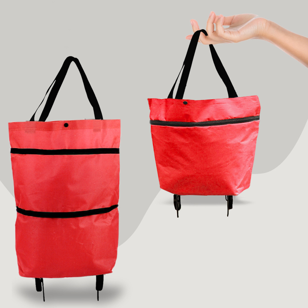 BowLift | 2-in-1 Convertible Shopping Bag with Wheels - CarryFlex