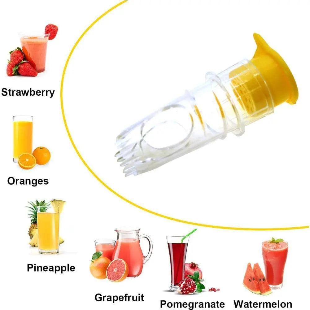 BowLift | 2-piece lemon squeezer set with screw attachment – Fresh juice everywhere & anytime!