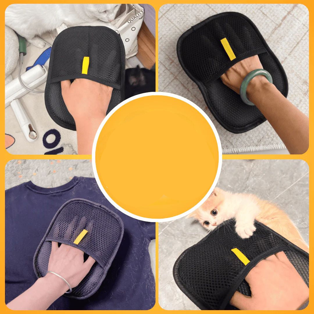 BowLift | FurEase – Pet Hair Removal Glove for All Coat Types | Gentle Grooming & Shedding Solution