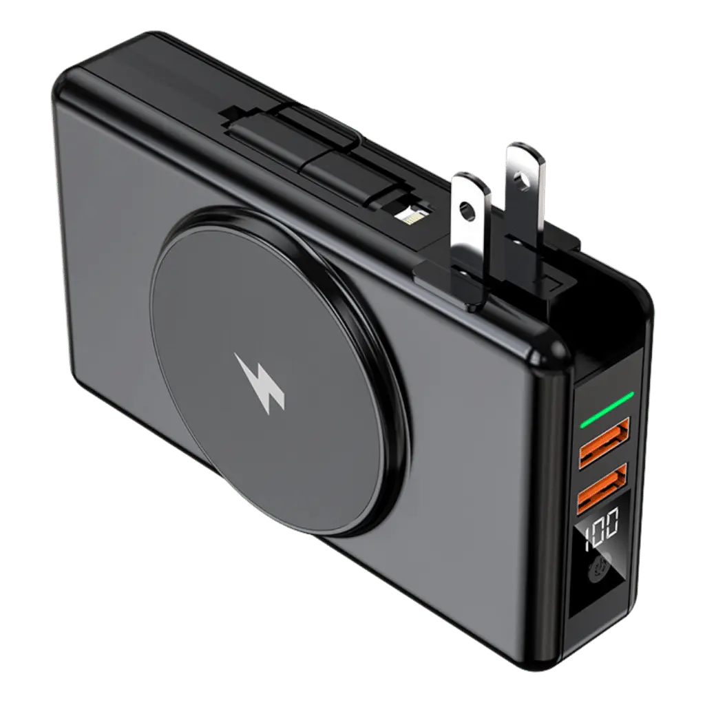 BowLift | EnergieMate 5-in-1 Powerbank – 15,000mAh with Fast Charging Function