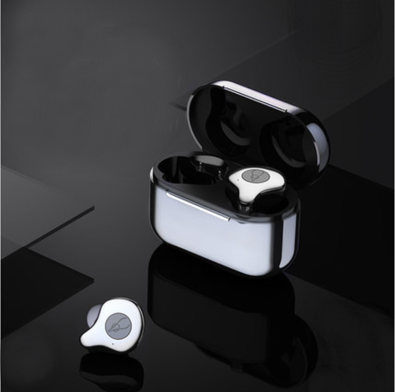 BowLift | Bluetooth5.0 TWS True Wireless Mini In-Ear Headphones with Ultra Long Standby, Bilateral Stereo, Active Noise Reduction, IPX5 Waterproof, Low Latency, for Learning, Sports, Listening to Music, Calling