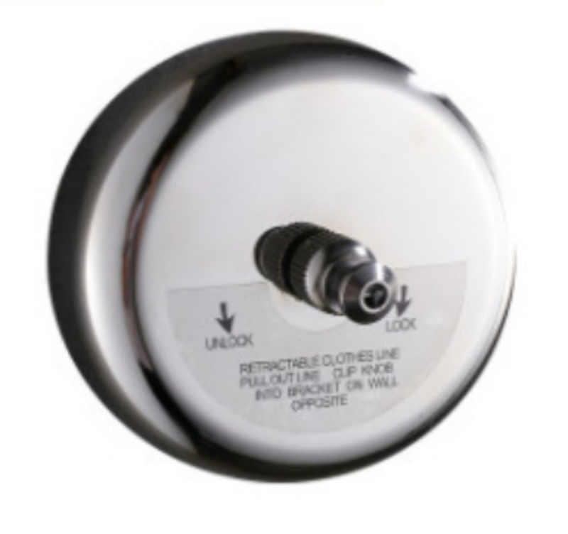 BowLift | Punch-free Retractable Stainless Steel 2.8m Clothesline with 180¬∞ Free Installation & Stainless Steel Rope, Corrosion-resistant, No Rust, Avoid Falling Off, for Home & Travel