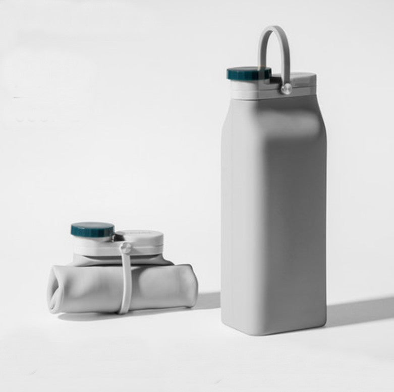 BowLift | Portable Silicone Water Bottle, with High-Temperature Resistant Design, Easy to Clean, Foldable, Large Capacity and Food Grade Silicone, for Travel, Sports, Camping and More