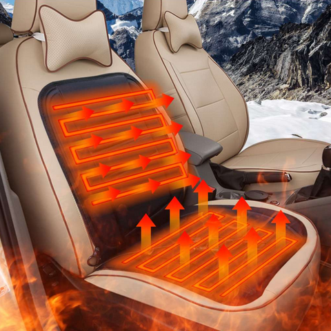 BowLift | Full Coverage Heated Winter Car Seat Warmer Cushion Pad