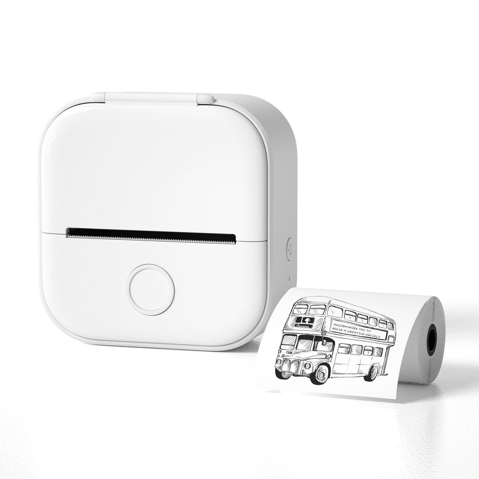 BowLift | Compact Mini Printer - Portable Sticker Maker for Photos and Notes