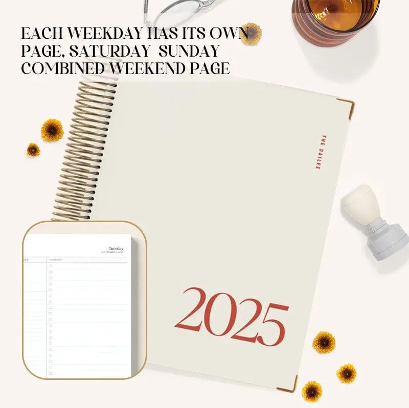 BowLift | 2025 Daily Planner with Complete Organization Tools