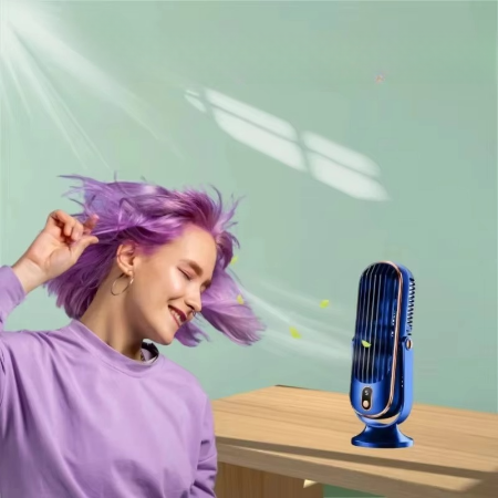 BowLift | Compact High-Power Portable Desktop Fan - USB Rechargeable