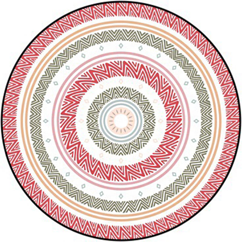 BowLift | Classic Moroccan Indoor Carpet multicolored floral rug non-slip machine washable stain-resistant rug for the living room