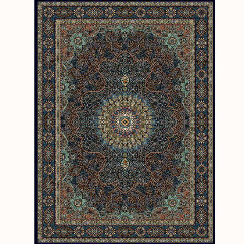 BowLift | Aesthetic Moroccan Carpet Multicolored Floral Carpet pet-friendly non-slip backing machine washable carpet for guest room