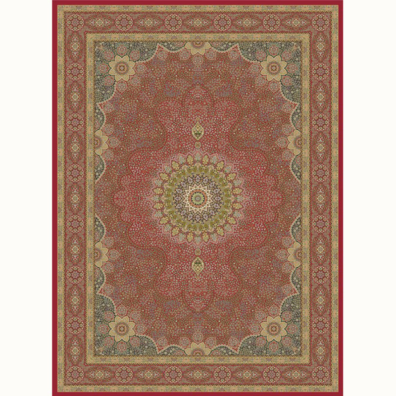 BowLift | Aesthetic Moroccan Carpet Multicolored Floral Carpet pet-friendly non-slip backing machine washable carpet for guest room