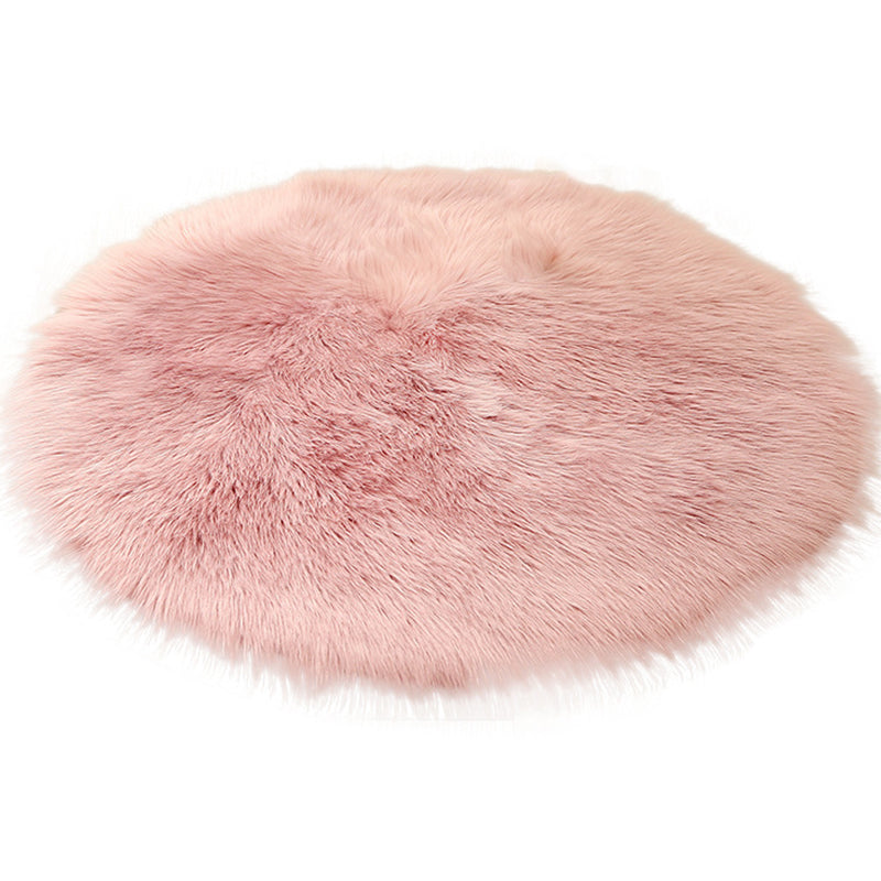 BowLift | Comfort Girls' Room Foot Mat Multicolor Plain Rug Shag Pet Friendly Machine Washable Non-Slip Rug