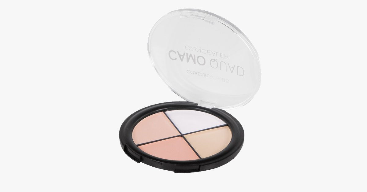 BowLift | Camo Quad Concealer Palettes for perfect coverage - Compact and practical with 4 shades in one palette