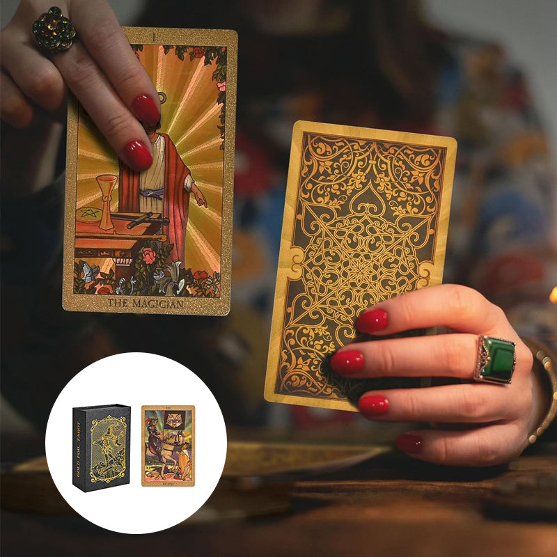 BowLift | Explore the Mystical World of Tarot Gold Foil Tarot