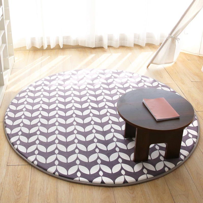 BowLift | Cartoon Children Room Carpet Multicolored Animal Carpet Cotton Pet-friendly Machine Washable Indoor Carpet