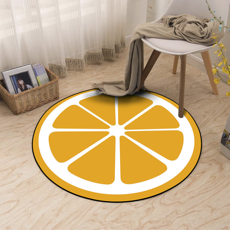 BowLift | Educational Cartoon Rug Multi Colored Pattern Carpet Machine Washable Pet Friendly Non-Slip Back Rug for Kids Room