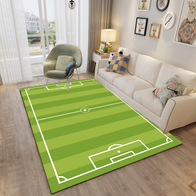 BowLift | Unique 3D Underwater World Carpet Multi Colors Children's Carpet Polypropylene Pet-friendly Stain-resistant Non-slip Rug for Baby Room